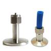 AUOQKQUT Vacuum Pipe Fitting Connector, SUS 304 Stainless Steel, for 4/6/8/10/12 mm PU Hose and KF16/KF25/KF40/KF50, KF16 K30 mm, 4 × 2.5 mm Hose view 1