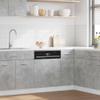 Refined Dishwasher Front Panel Lyon Concrete Gray 45 x 3 x 67 cm view 1