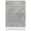 Refined Dishwasher Front Panel Lyon Concrete Gray 45 x 3 x 67 cm view 3