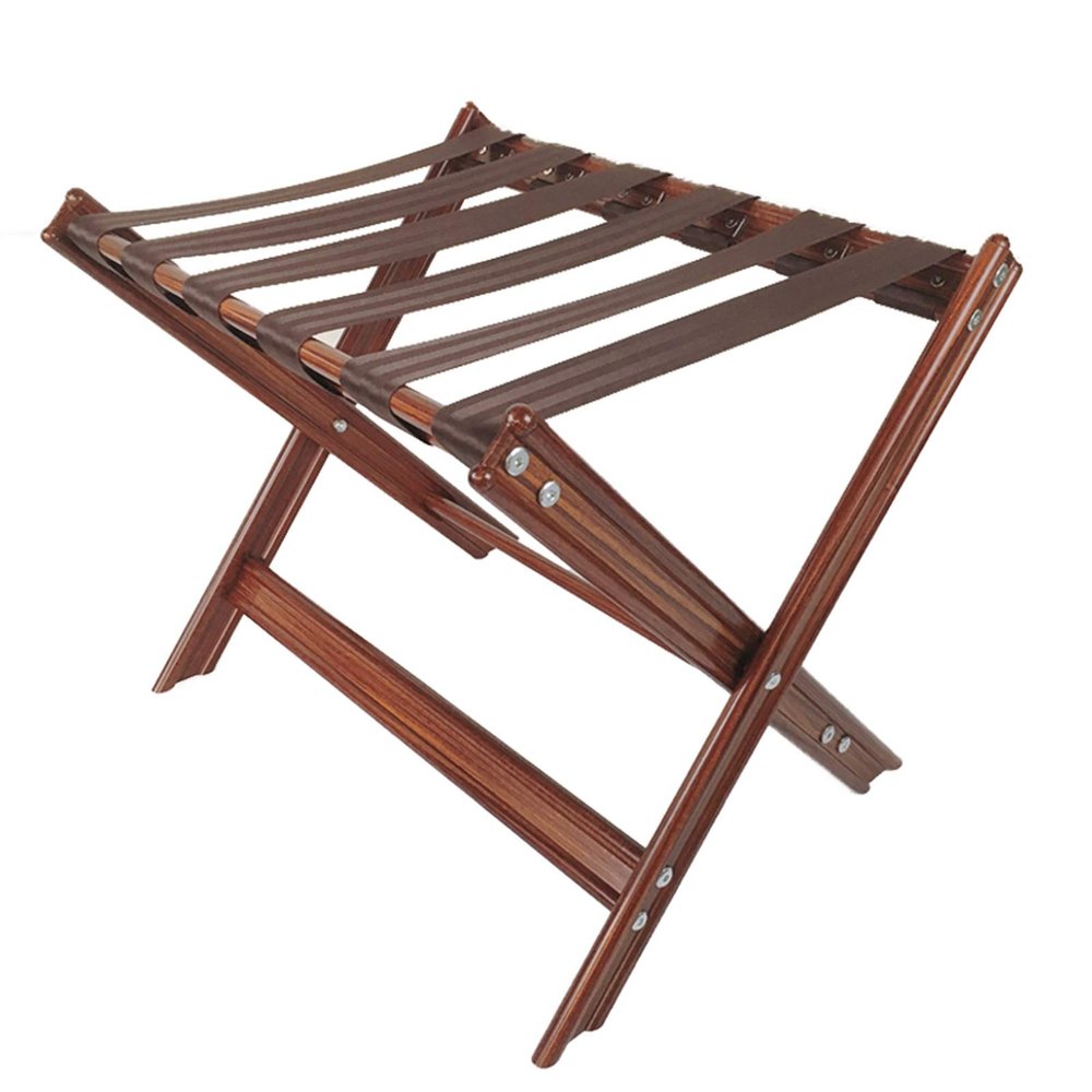 CWCQGH Folding Aluminum Luggage Rack, 59 × 44 × 49 cm