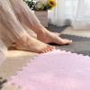 YDHSIKK Foam Play Mat, 100 Interlocking Carpet Tiles, Purple/Pink/White, 12 x 12 in view 4