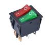 XHAJCSJWGD 1 pc KCD4 Boat Rocker Switch, 6-Pin, 2-Way, 2-Position, 15 A, 250 V, 31 × 25.5 mm, Red view 3
