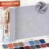 Self-Adhesive Linen Fabric Repair Patch, 40 x 200 cm, Light Gray view 2