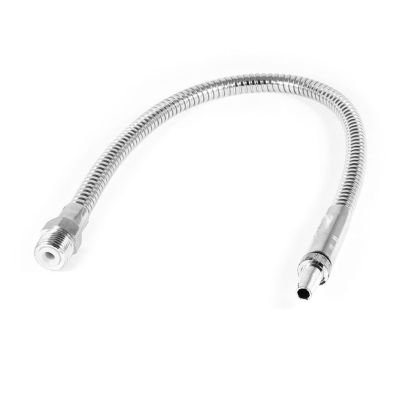 CNC Flexible Metal Coolant Hose with Round Nozzle, Water/Oil, Rotary Switch, 400/500 mm, DN8/DN10/DN15 (Color: DN8, Size: M-500 mm)