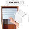 Generic Retractable Roll-Up Cabinet Door, Flexible Sliding Door for Storage Cabinets with Spices, Sauces, or Pet Supplies (16 x 29 in / 40.6 x 73.7 cm) view 2