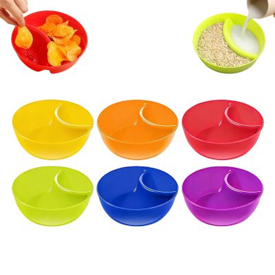 Generic Chip and Dip Bowls, 6-Piece Divided Set