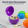 HSSPYY Extra-Large Fillable Plastic Easter Eggs, 24-Piece Set, 6 Colors view 3