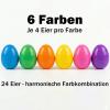 HSSPYY Extra-Large Fillable Plastic Easter Eggs, 24-Piece Set, 6 Colors view 4