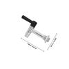 Replacement Tap for Beverage Dispenser, 1/2 Inch, Stainless Steel/ABS, Black view 2