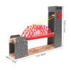 BESTonZON Wooden Railway Bridge Accessory for Toy Trains view 2