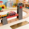 BESTonZON Wooden Railway Bridge Accessory for Toy Trains view 4