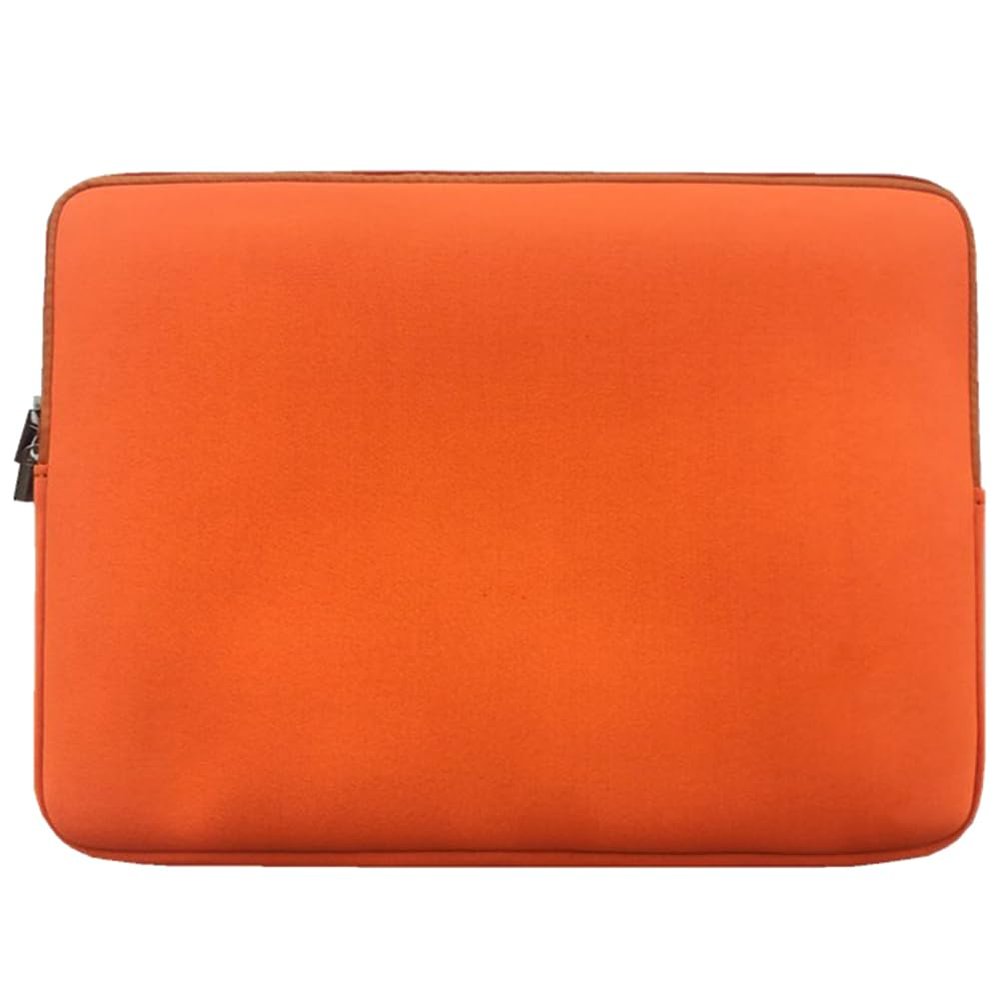 Orange Foam/Neoprene Laptop Sleeve, 20.5 × 15.5 × 1.5 cm
