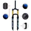 FKXSXAZ 27.5/29-Inch MTB Air Suspension Fork, 140 mm Travel, 1 1/8-Inch Straight Threadless Steerer, 9 mm Quick Release, Disc Brake view 3