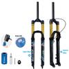 FKXSXAZ 27.5/29-Inch MTB Air Suspension Fork, 140 mm Travel, 1 1/8-Inch Straight Threadless Steerer, 9 mm Quick Release, Disc Brake view 4