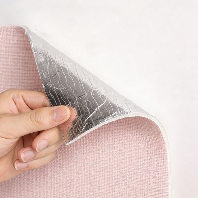 Self-Adhesive Insulating Wallpaper, 5 mm, White, 50 x 1000 cm (Pink, 50 x 8000 cm)