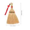 SHINEOFI Small Natural Corn-Straw Hand Broom with Short Handle view 2