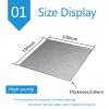 99.99% Metal Alloy Plate for Model Making, 10 × 10 cm, Easy to Work With (0.8 mm Thick) view 2