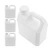 4 Weier Plastic Liquid Containers, 1 L, with Handles view 1