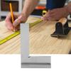 Fockety 90-Degree Angle Ruler, Heavy-Duty Flat Carbon Steel Engineering Tool for Platform Work, 1 Piece (2100 x 70 mm) view 2