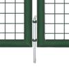 Massbinet Garden Gate with Ground Spike, Lock and 3 Keys, Green, 350 x 100 cm view 4