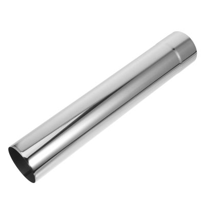 Stainless Steel Flue Pipe for Camping Stove, Straight, 1 Pc, Silver