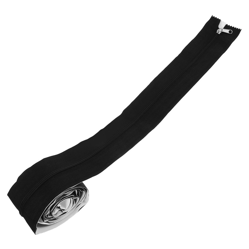 KOMBIUDA Heavy-Duty Self-Adhesive Dustproof Zipper for Greenhouses, 2.13 m x 7.62 cm, Nylon