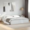 Refined Bed Frame with Drawers, Slatted Base, White, 180 x 200 cm view 1