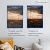 RahmenMax Texas Plastic Picture Frame for 23 x 25 cm Picture, Blue, with Acrylic Glass view 3