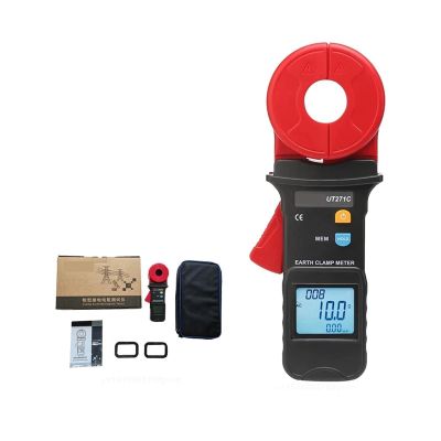 UT271A/UT271B/UT271C Ground Resistance Tester with Clamp, Ohm Meter for Electrical Grounding (UT271C)