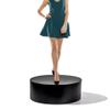 Bridal Fashion Store Pedestal, Round Mannequin Display Stand, Black, 40 x 15 cm view 3