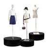 Bridal Fashion Store Pedestal, Round Mannequin Display Stand, Black, 40 x 15 cm view 4