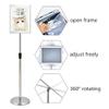 GZKDKZB Adjustable Floor Poster Stand, A4, Black view 3