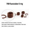 BCJMKDX Rubber Washers, Fluoroelastomer O-Rings, Various Sizes (93.1 mm x 82.5 mm x 5.3 mm) view 3