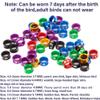 LJISEHG Random Colored and Numbered Identification Bands, Aluminum/Plastic Pigeon Leg Rings, 4.0 mm, 150 pcs view 4