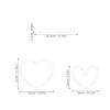 GARVALON Flower Arranging Tool for Artificial Arrangements, DIY Heart-Shaped Flower Stand view 2