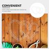 GARVALON Flower Arranging Tool for Artificial Arrangements, DIY Heart-Shaped Flower Stand view 3