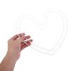 GARVALON Flower Arranging Tool for Artificial Arrangements, DIY Heart-Shaped Flower Stand view 4