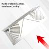 AKLOSIPY 2-Piece Multifunctional Stainless Steel Angle and Arc Marking Tool for Precise Pipe Cutting and Welding view 2
