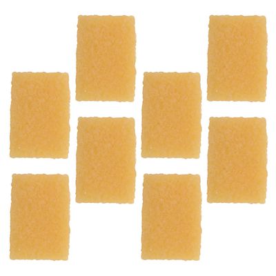 VICASKY Rubber Skateboard Dirt Eraser, 8 Pieces, Yellow
