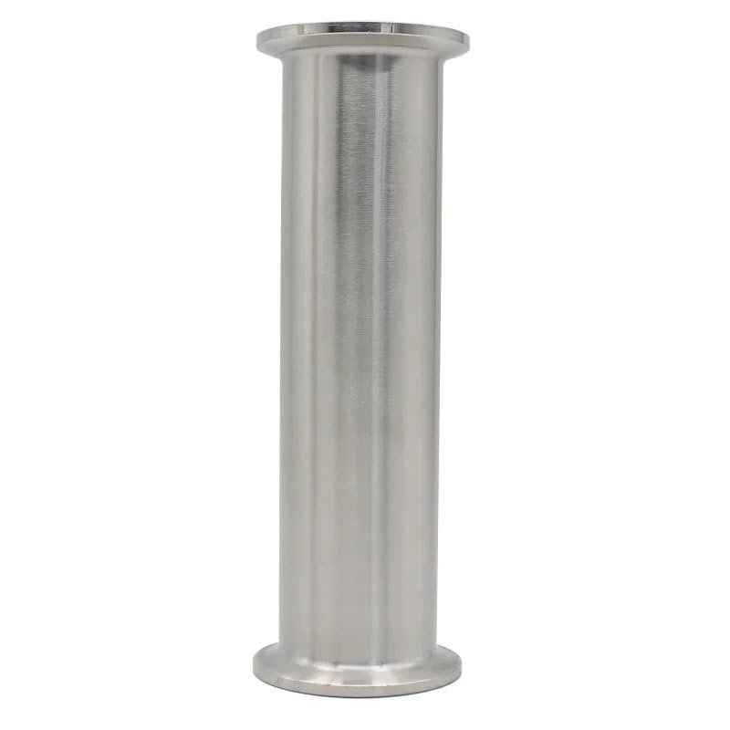 ZDVHOMCB 1-Piece SUS304 Stainless Steel Fitting Pipe, 4–18 in Length, OD 19–51 mm, Homemade Ferrule, Three Clips, 50.5/64 mm