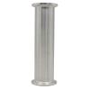 ZDVHOMCB 1-Piece SUS304 Stainless Steel Fitting Pipe, 4–18 in Length, OD 19–51 mm, Homemade Ferrule, Three Clips, 50.5/64 mm view 1