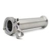ZDVHOMCB 1-Piece SUS304 Stainless Steel Fitting Pipe, 4–18 in Length, OD 19–51 mm, Homemade Ferrule, Three Clips, 50.5/64 mm view 3