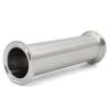 ZDVHOMCB 1-Piece SUS304 Stainless Steel Fitting Pipe, 4–18 in Length, OD 19–51 mm, Homemade Ferrule, Three Clips, 50.5/64 mm view 4