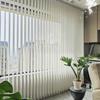 tow000ack Complete Vertical Blind Set, White, Adjustable, 135 x 170 cm view 1