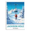 NAEGV Jackson Hole, Wyoming Paint by Numbers Kit, 50 x 60 cm view 1
