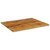 Mandloder 90 x 80 x 3.8 cm Solid Mango Wood Tabletop, Oak Look view 2