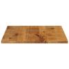 Mandloder 90 x 80 x 3.8 cm Solid Mango Wood Tabletop, Oak Look view 4