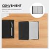 DOITOOL Business Card Holder Book, Black, with Dividers, Compact and Water-Resistant view 3
