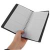 DOITOOL Business Card Holder Book, Black, with Dividers, Compact and Water-Resistant view 4