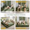 MAXYOYO Corduroy Folding Sleeper Sofa with Cup Holders view 4